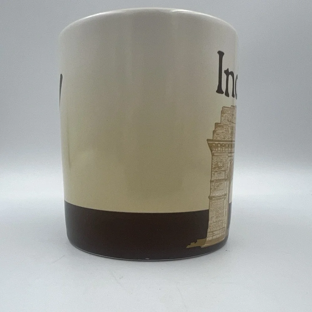 Starbucks India Global Icon Collector Series 16oz 2013 Coffee Tea Mug Cup EUC